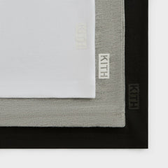 Kith 3-Pack Undershirt - White / Heather Grey / Black | Kith White / Heather Grey / Black
