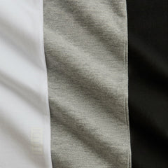 Kith 3-Pack Undershirt - White / Heather Grey / Black | Kith White / Heather Grey / Black