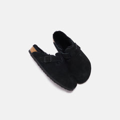 Birkenstock Boston Shearling - Black | Kith Black