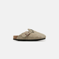 Birkenstock WMNS Boston Soft Footbed Suede - Taupe | Kith Taupe
