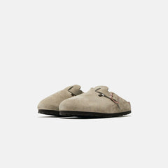 Birkenstock WMNS Boston Soft Footbed Suede - Taupe | Kith Taupe
