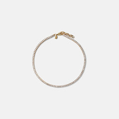 Crystal Haze Serena Necklace Clear - Gold | Kith Gold