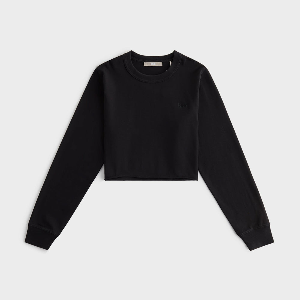 Kith Women Lucy Cropped Long Sleeve II Tee - Mass | Kith Mass