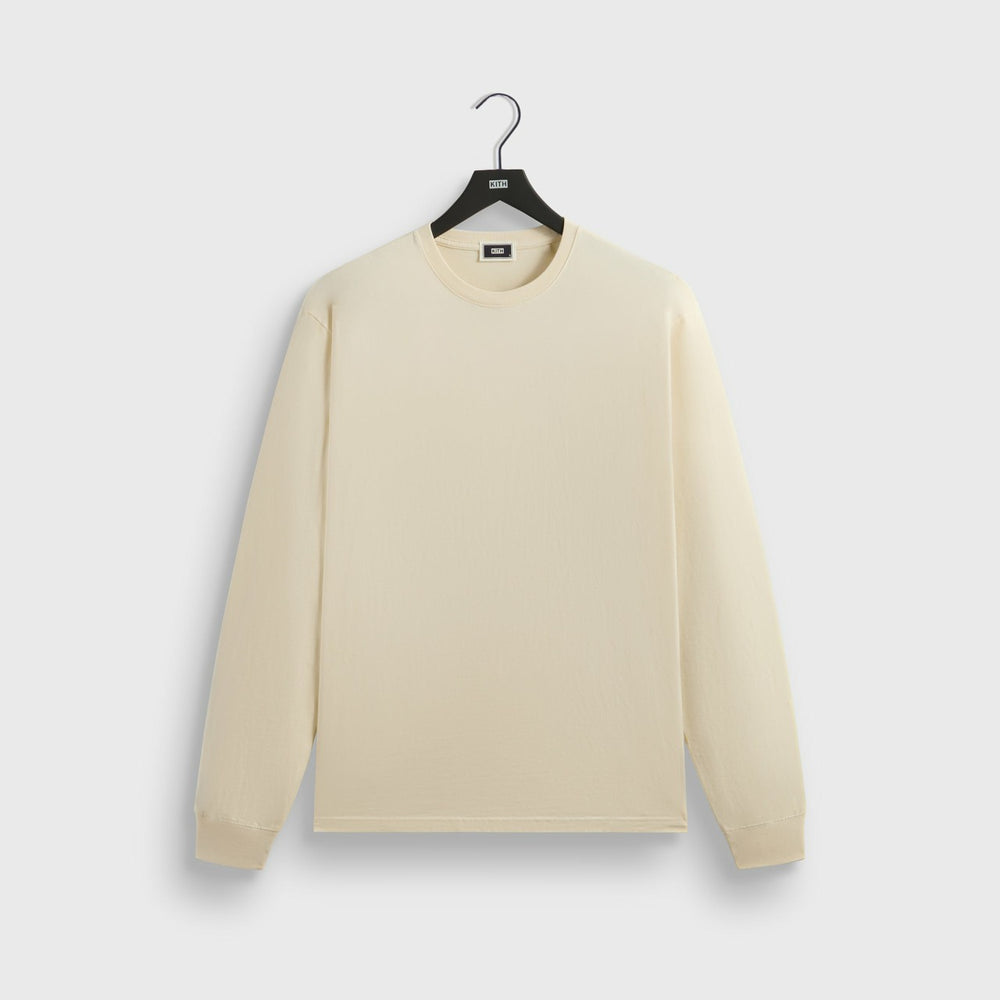 Kith Long Sleeve Vintage Wash Tee - Sandrift | Kith Sandrift
