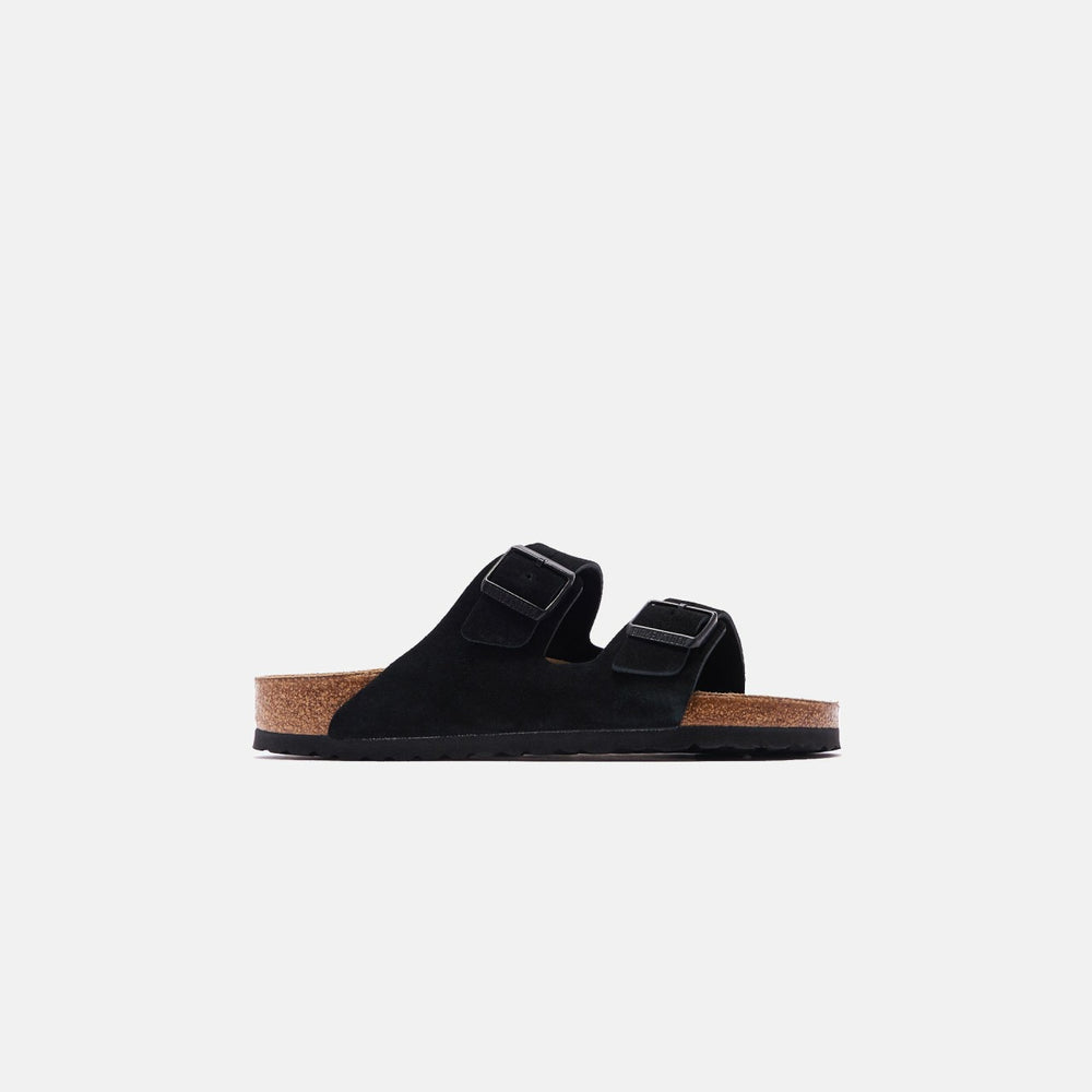 Birkenstock Arizona Soft Footbed Suede - Black | Kith Black