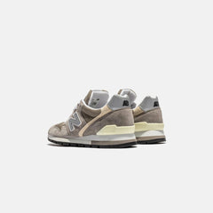 New Balance Made in USA 996 - Grey / Silver | Kith Grey / Silver