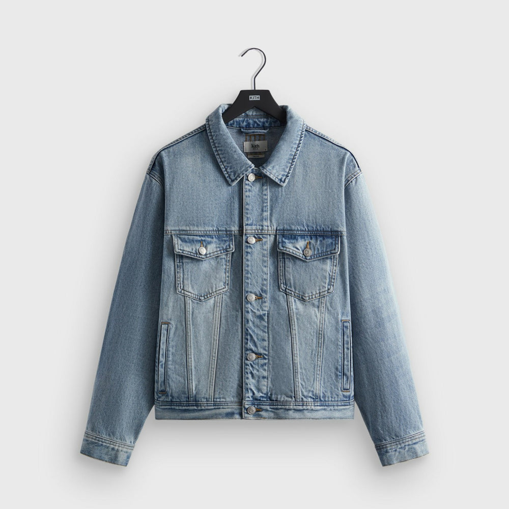 Kith Centre Denim Jacket - Light Indigo | Kith Light Indigo