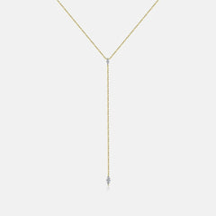 Isa Grutman Marquis Lariat Necklace 14K Gold - Yellow Gold | Kith Yellow Gold