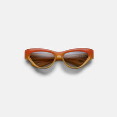 Jacques Marie Mage Slade Crush Frame Brandy Gradient Lens Silver Hardw | Kith Orange