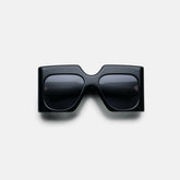 Jacques Marie Mage Ultravox Frame Jet Lens Dark Gold Hardware - Black | Kith Black