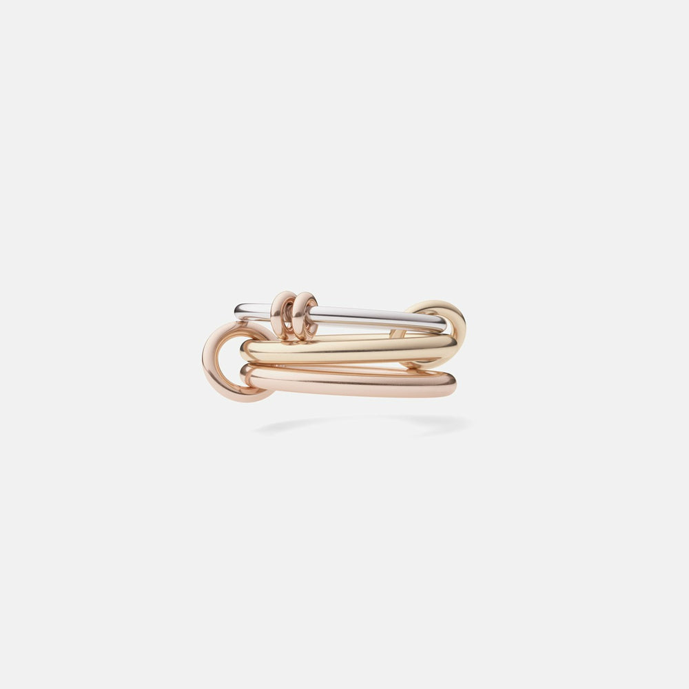 Spinelli Kilcollin Raneth MX 3 Link Ring - Silver / Yellow Gold | Kith Silver / Yellow Gold