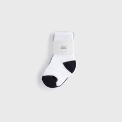 Kith Baby Toddler Classic Crew 2-Pack Socks - White | Kith White