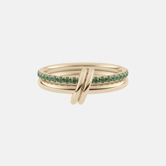 Spinelli Kilcollin Ceres YG Emerald Ring - Gold | Kith Gold