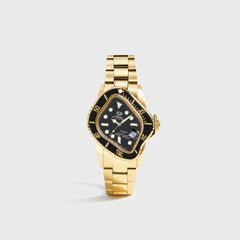 LAARVEE Golden Precision Steel - Black Bezel / Black Dial | Kith Black Bezel / Black Dial