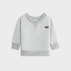 Kith Baby Long Sleeve Nelson Crew - Light Heather Grey | Kith Light Heather Grey