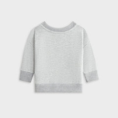 Kith Baby Long Sleeve Nelson Crew - Light Heather Grey | Kith Light Heather Grey