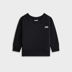 Kith Baby Long Sleeve Nelson Crew - Black | Kith Black