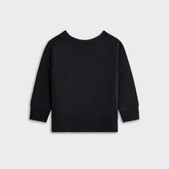 Kith Baby Long Sleeve Nelson Crew - Black | Kith Black