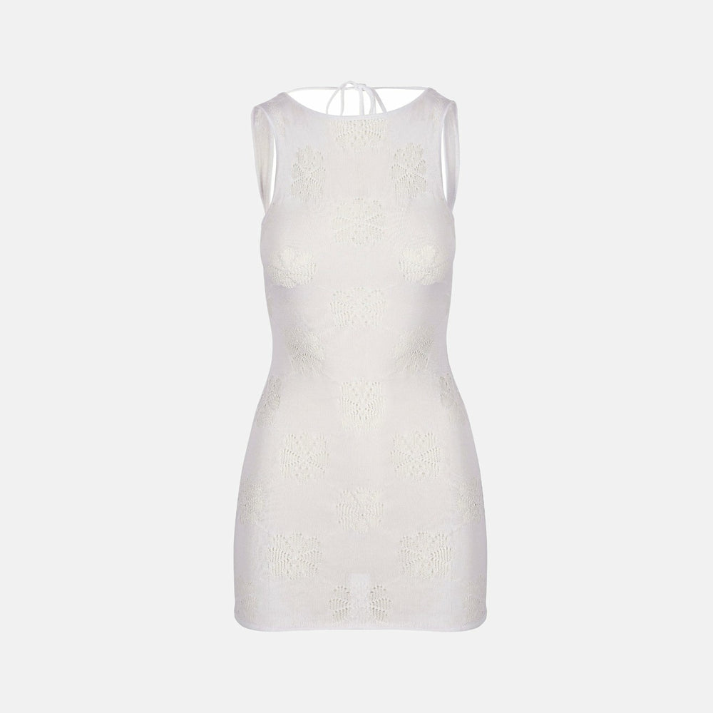 Asta Resort Verona Mini Dress - Venetian White | Kith Venetian White