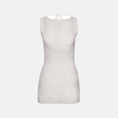 Asta Resort Verona Mini Dress - Venetian White | Kith Venetian White