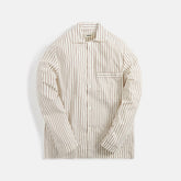 Tekla Poplin Long Sleeve Pajama Shirt - Hopper Stripes | Kith Hopper Stripes