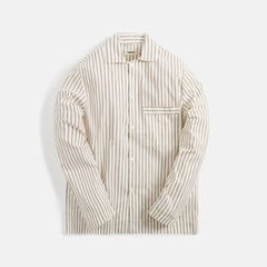 Tekla Poplin Long Sleeve Pajama Shirt - Hopper Stripes | Kith Hopper Stripes