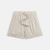 Tekla Poplin Pajama Shorts - Hopper Stripes | Kith Hopper Stripes