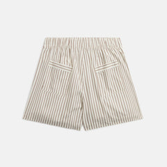 Tekla Poplin Pajama Shorts - Hopper Stripes | Kith Hopper Stripes