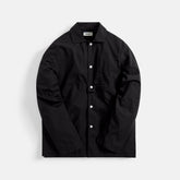 Tekla Poplin Long Sleeve Pajama Shirt - Black | Kith Black