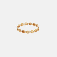 Hoorsenbuhs Micro Dame I Tri-Link Ring - Yellow Gold | Kith Yellow Gold