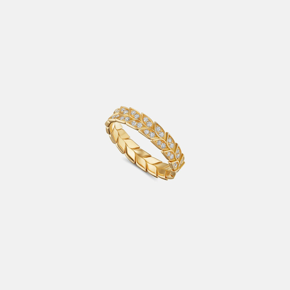 VL Cepher Secale Ring with Diamonds - Yellow Gold | Kith Yellow Gold
