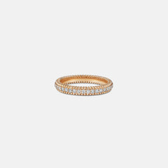 VL Cepher Perpes Ring with Pave Diamonds - Rose Gold | Kith Rose Gold