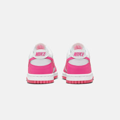 Nike GS Dunk Low - White / Laser Fuchsia | Kith White / Laser Fuchsia