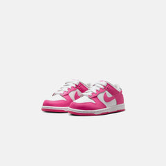 Nike PS Dunk Low - White / Laser Fuchsia | Kith White / Laser Fuchsia