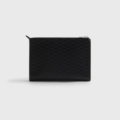 Kith Monogram Zipper Pouch - Black | Kith Black