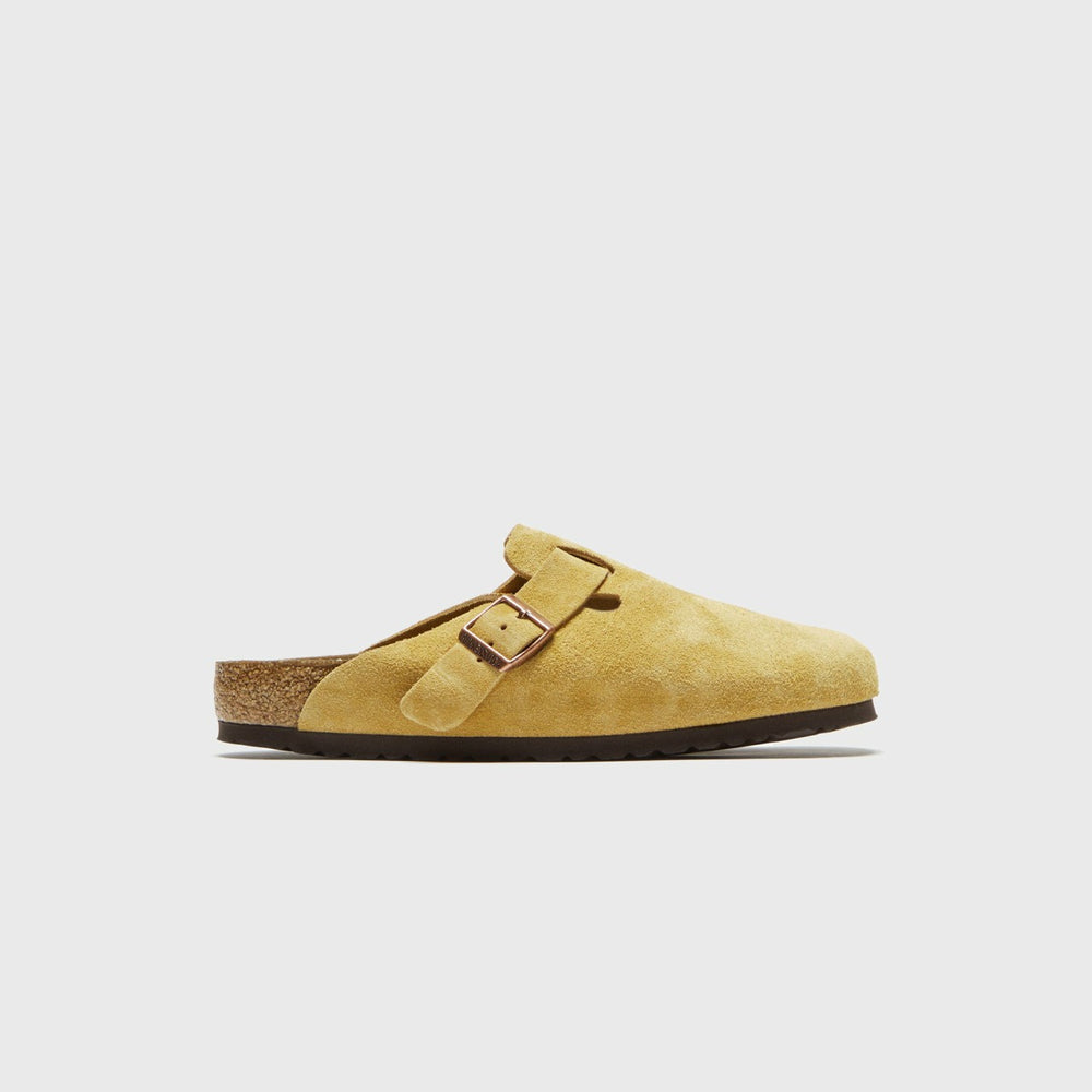 Birkenstock Boston Suede - Latte Cream | Kith Latte Cream