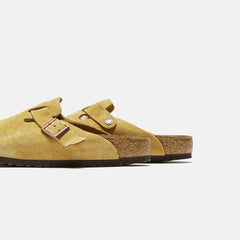 Birkenstock Boston Suede - Latte Cream | Kith Latte Cream