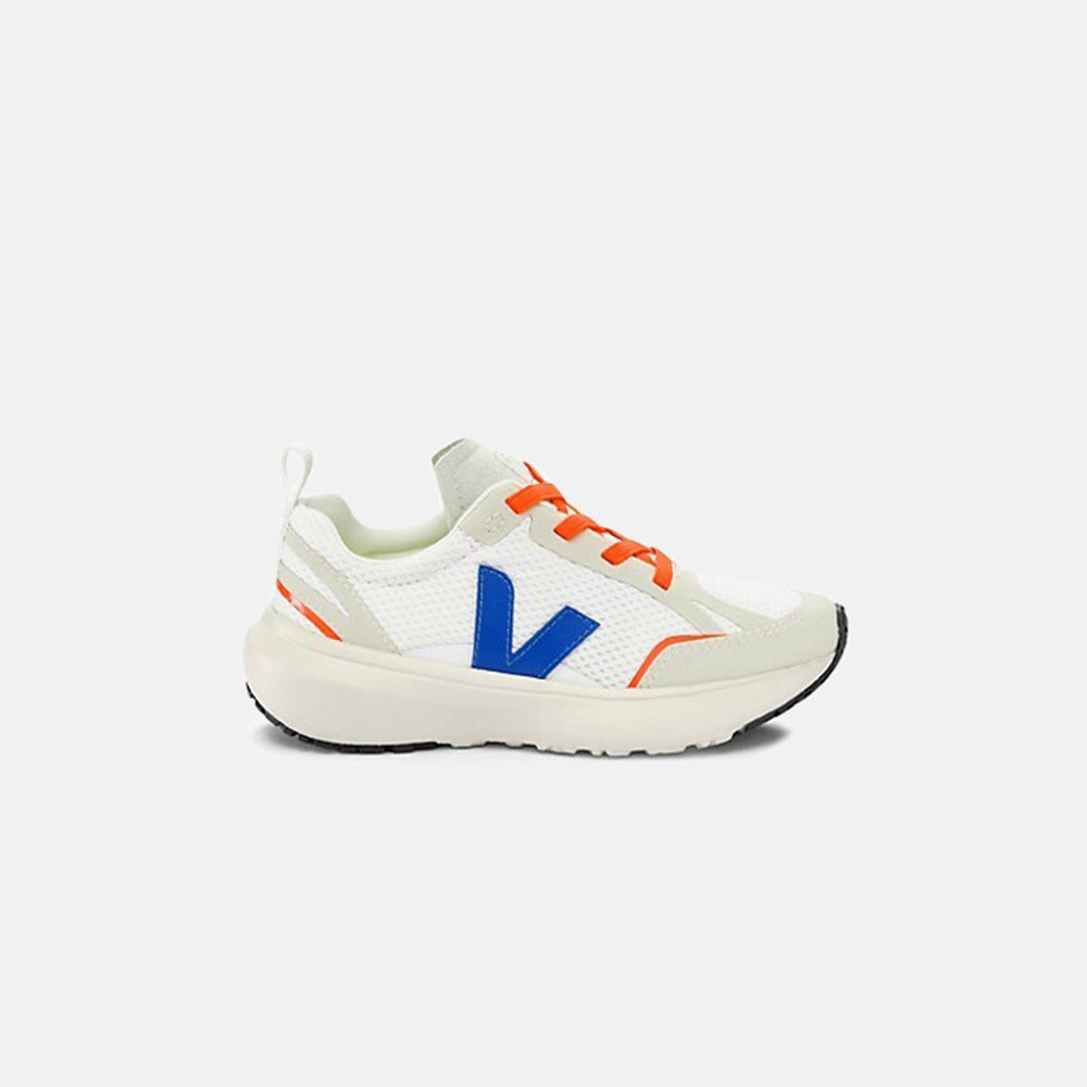 Veja Junior Canary Alveomesh - White / Indigo | Kith White / Indigo
