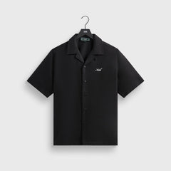 Kith Silk Cotton Thompson Camp Collar Shirt - Black | Kith Black