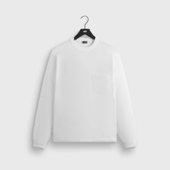 Kith Long Sleeve Leonard Pocket Tee - White | Kith White