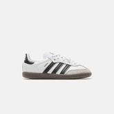 adidas TD Samba OG - Cloud White / Core Black / Gum | Kith Cloud White / Core Black / Gum