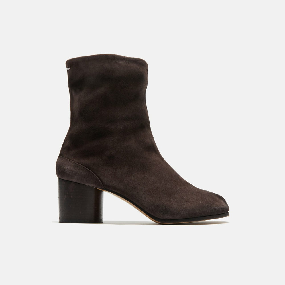 Maison Margiela WMNS Tabi Ankle Boots H60 - Dark Brown Suede | Kith Dark Brown Suede