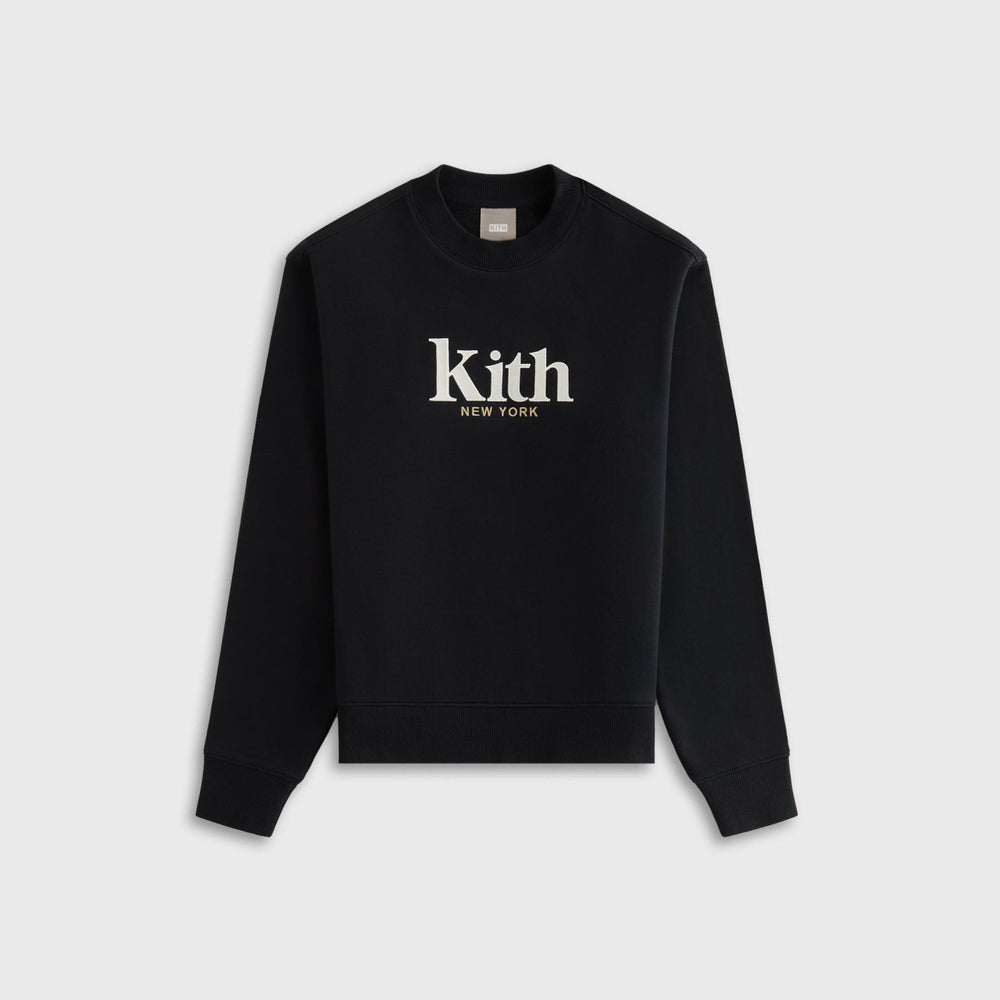 Kith Women Asher New York Crewneck - Black | Kith Black