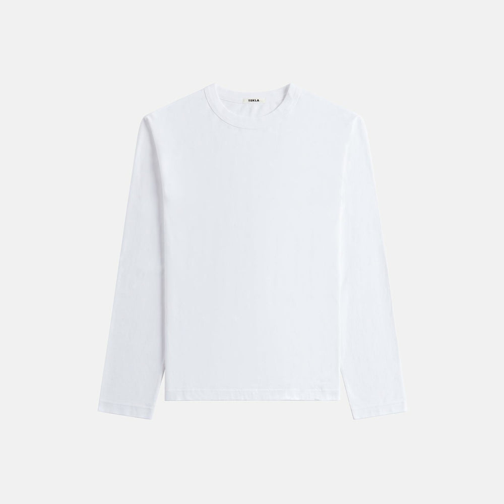 Tekla Long Sleeve Sleeping Tee - White | Kith White