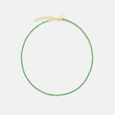 Crystal Haze Mini Serena Necklace - Green | Kith Green