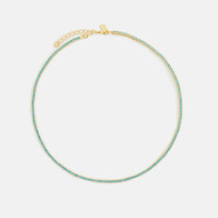Crystal Haze Mini Serena Necklace - Blue | Kith Blue