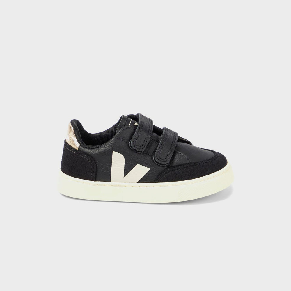 Veja PS V-12 - Black / White Platine | Kith Black / White Platine