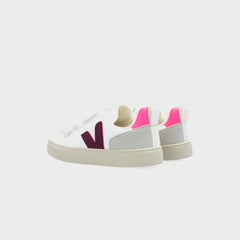 Veja PS V-10 - White / Magenta Sari | Kith White / Magenta Sari