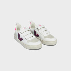 Veja Kids V-10 - White / Magenta / Sara | Kith White / Magenta / Sara