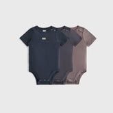 Kith Baby Palette 3-Pack Bodysuit - Battleship | Kith Battleship